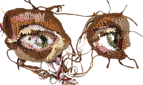 Crochet eye piece 1
