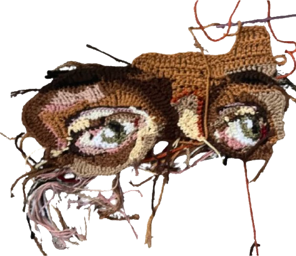 Crochet eye piece 2