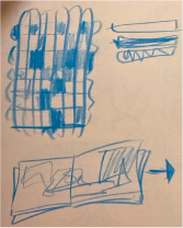 Paper Past Times weave sketch